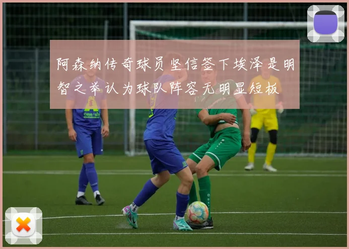 阿森纳传奇球员坚信签下埃泽是明智之举认为球队阵容无明显短板